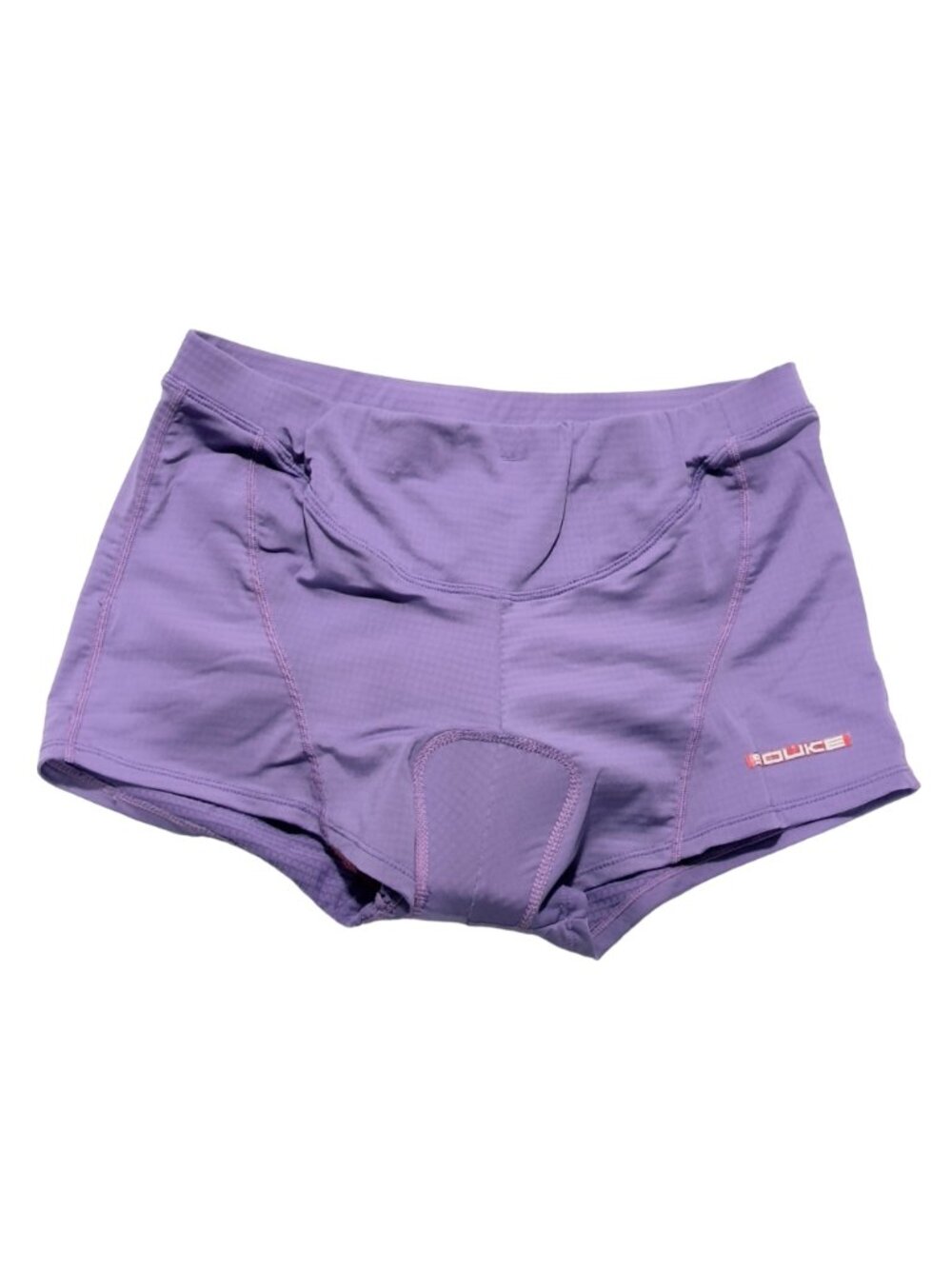 SOUKE Women’s Cycling Shorts Lavender Spandex 4D Gel Cushion Seat Pads Size L - Picture 3 of 7